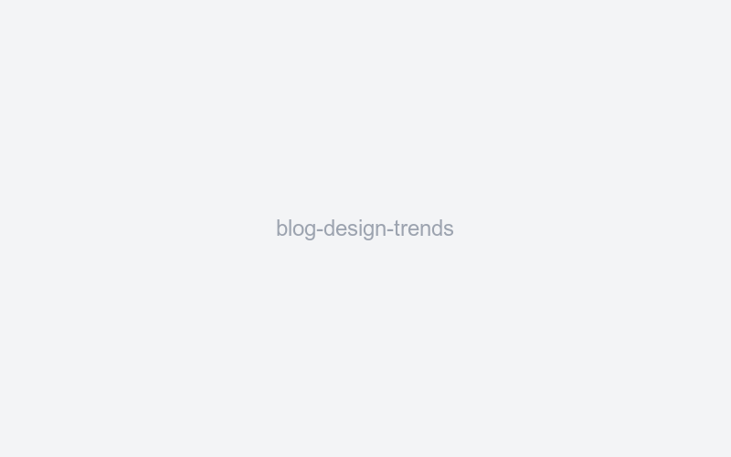 Web Design Trends